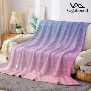 Van Gogh Gradient Bầu Trời Đầy Sao Chăn Flannel Ấm Áp Mềm Mại Lông Cừu San Hô Ghế Trang Trí Tất Cả Các Mùa Ấm Cúng Quà Tặng Cho Halloween Giáng Sinh