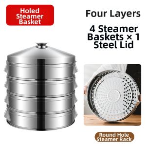 YANXING | Stainless Steel Home Use Large Size Steaming Basket