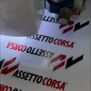 Assetto Corsa Sticker – Premium Vinyl Waterproof Fade-Resistant Decal for Cars Laptops & More