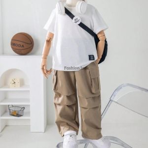Celana Panjang Cargo Gombrong-Anak laki-laki & perempuan