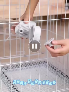 Carty Pet Automatic Hanging Food Feeder Drinker Water Dipenser cage dog cat rabbit arnab bowl bekas makanan minuman kucing