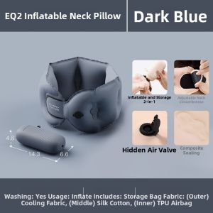 Dinggelvxing | Portable Light Comfortable Inflatable Travel Neck Pillow