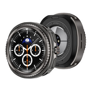 GEEKTHINK | Metal Armor Drop Resistant for Samsung Galaxy Watch 8Classic 46mm Zinc Alloy + PC Case for Galaxy Watch 8Classic Protector Cover