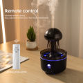 Jellyfish Humidifier Water Drip Rain Cloud Night Light Aromatherapy Essential Oil Diffuser Desk Fountain with 7 Colors Humidifie. 