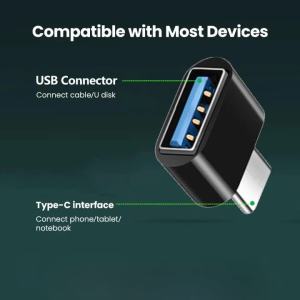 NNBILI Type C to USB A and Micro Adapter Male OTG A Female Data Connector For MacBook Pro iPad Mini 6/Pro MacBook Air C Devices