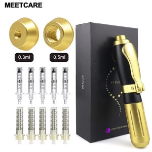 2 in 1 Hyaluron Pen Kit 0.3ML 0.5ML Atomizer Adjustable Pressure Pen Anti-Wrinkle Water Skin Care Tool Thickening Lips Home Use