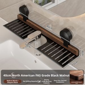 SUOBAI | Suction Cup Bathroom Storage Rack