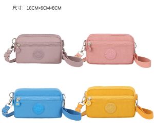 GStar Hight Quality Leisure Ladies Sling Bag Multi-Compartment Womens Crossbody Bag Shoulder Bag Nylon Bag Lightweight Mobile Phone Bag