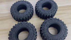 RED SPIDER 4 Cái 2.2 Inch Beadlock Bánh Xe Có Lốp Cao Su 120 Mm Cho 1/10 RC Rock Crawler TRX4 TRX-6 Trục SCX10 90046