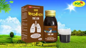 PQA Hen Trẻ Em chai 250 ml hỗ trợ bổ phế giúp giảm triệu chứng ho do viêm phế quản dùng cho trẻ em bị ho ho do hen phế quản