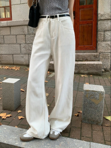 imimtuan | Quần Jeans Đơn Giản Ống Dài Thẳng