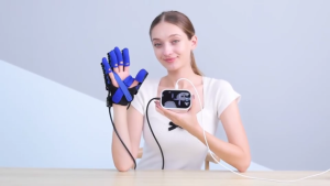 Stroke Gloves Hand Therapy Gloves Rehabilitation Robot Gloves Finger Training Equipment for Hemiplegia Stroke Cerebral Palsy Patient Hand Dysfunction Patient Training Device