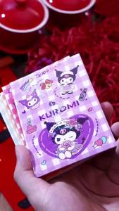 6Pcs/Lot  2025 Sanrio Snake Year Red Envelope Cinnamoroll Mymelody Kuromi Pom Pom Purin Pochacco  Best Wishes Red Pocket Creative  Money Bag New Year Gift Supplies