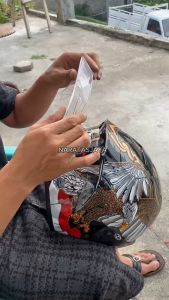 SPOILER HELM 3D NJS KAIROZ NJS ZX 1 polos&iridium PREMIUM pnp 12 helm Gift SargonAlV Ultron  JPX Nova  GHMSpoiler helm NJS Premium Akrilik COD