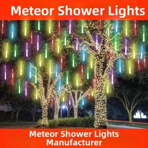 BEAUTY IN THE LIGHT | Solar Powered Waterproof Colorful Flashing Outdoor Decoration Lights