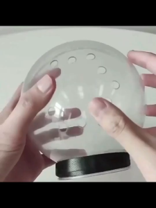 Cat Muzzle for Grooming Adjustable Hood Transparent Cats Helmet Anti Bite Muzzles Prevent from Cats Biting Scratching