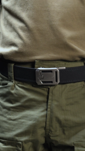 IDOGEAR Tactical 1.5" Nylon Belt with Magnetic Quick Release Buckle Adjustable Sturdy Ratchet IPSC USPSA Tactical Belt 3447