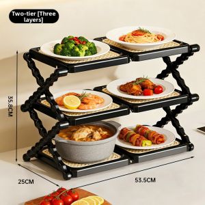Collapsible Multi-function Kitchen Storage Rack