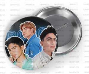 SB19 STELL DESIGN BUTTON PINS