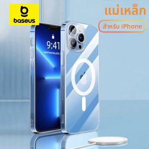 BASEUSเคสโทรศัพท์แม่เหล็กสําหรับiPhone 15 14 13 12 11 Pro Maxไร้สายชาร์จสําหรับiPhone 15 14 Pro Maxแม่เหล็กClear Case