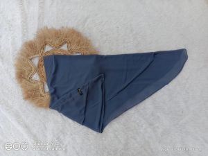 Hijab 2 layer ceruty babydoll premium size L