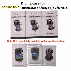 Underwater 40M Dive Case(not invisible) For Insta360 X5/X4/X3/X2/ONE X Housing Box Waterproof Case Diving Shell For Insta360 X5 Camera Accessories