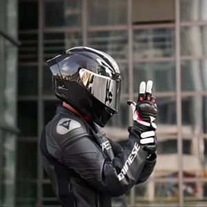 Găng Tay Da Cừu Motowolf Có Gù Carbon Cho Người Đi Xe Máy- Chính Hãng Motowolf MDL 0305C.