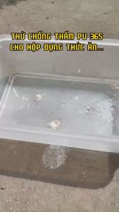 1kg Sơn chống Thấm Hồ Cá Sân thượng Bồn nước nhựa Thùng Xốp Chống Thấm Tường mái tôn đa năng Pu 365