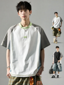 SZON | Áo Thun Tay Ngắn Khô Nhanh Vibestyle Màu Khối