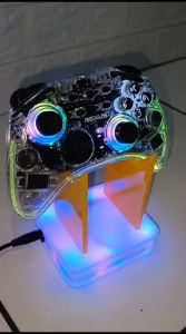 Stand Stik Single PSXBoxNintendo Switch Bahan dari Akrilik Lampu RGB