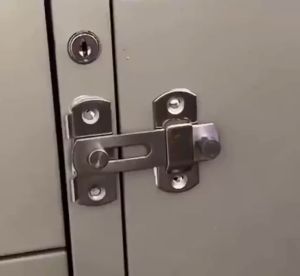 Stainless Steel Door Hasp Latch Lock Sliding Door Window Cabinet Fitting Room Stainless Steel Safety Pack lock Clasp