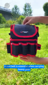 Tool kit electricians waist bag belt tool kit set waist bag oxford cloth 600d waterproof tool waist bag electrician