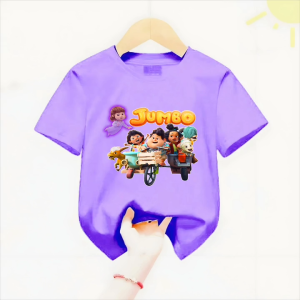 Atasan Baju Kaos Untuk Anak Laki Perempuan Motif Film Animasi JUMBO Viral Usia 1-12 Tahun