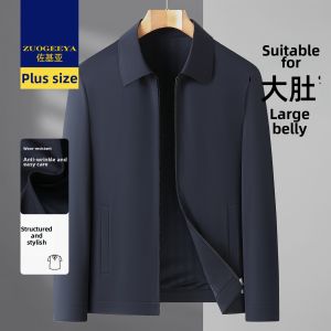 Zuogeeya | Plus Size Casual Mens Jacket for Big and Tall Spring and Autumn