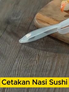 Cetakan Sushi Panjang Molder Pembuat Nasi Bento Onigiri Cetakan Bekal Nasi Makan Anak Gagang Panjang