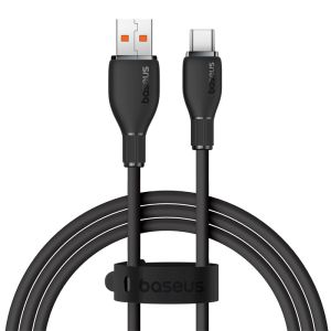 Baseus USB Type CสําหรับRealme Huawei Pro Fastสายชาร์จUSB-C Chargerข้อมูลสําหรับSamsung Oneplus Poco F3 Soft TPE
