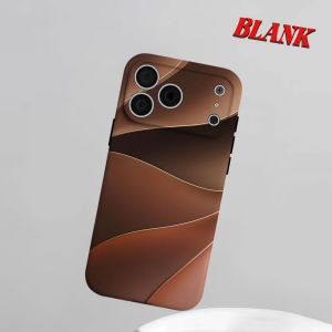 BILIBILI | Brown Curve Phone Case for iPhone 18 17 16 15 14 13 12 11 Air Pro Max Plus Double-layer Cover