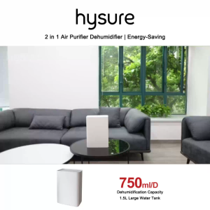 Hysure T9 Plus Air Purifier Portable Dehumidifier / Low Noise for Home Bedroom Damp /Energy-saving