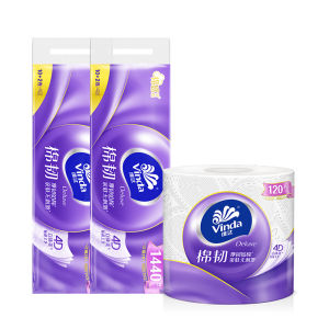 Vinda | Cotton Strong Tissue Roll 24 Rolls