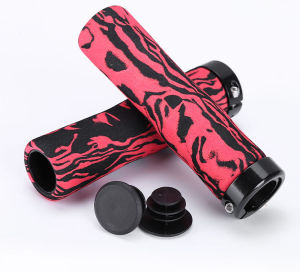 1 Pair  Bicycle Grip Cover Mountain Bike Road Folding Universal Locking Shock Absorbing Comfortable Non-Slip Grip Bicycle Parts