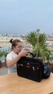 Cặp chống sốc laptop nét rạn hoa thời trang cao cấp [DEAL SỐC]