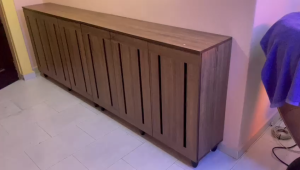 Flexidesignx MERLOT Shoe Cabinet 2/3/4 Door Soft Close Walnut Beech Color Shoe Rack Plastic leg