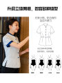 High-End Cleaning Uniform Set for Women Short Sleeve Household Property Management Workwear Hotel Housekeeping Outfit. 