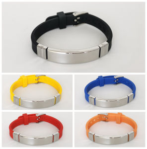 Anti-Lost Senior Citizen Bracelet Custom Engraved ID Number Information Bracelet Dementia Prevention Wristband for Elderly