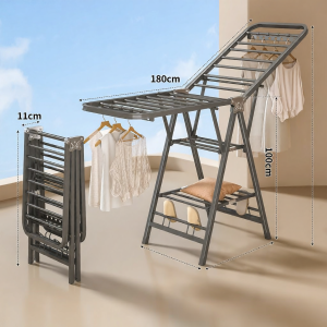 JIAJIESHI | Folding Portable Clothes Drying Rack
