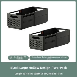 BANGJIAYI | Expandable Deep Cabinet Organizer Box