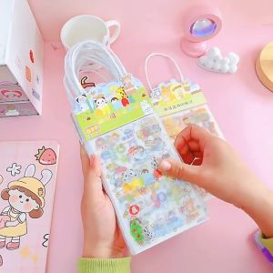 Kids sticker and post card set Children DIY poster Art & Craft toys for girls. Goodie bag party Birthday gift. . HEYBABE.