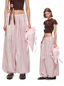 1JINN STUDIO | Lightweight Loose Balloon Trousers