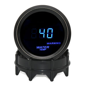 RYSJM | Universal 2" 52mm Water Temperature Gauge 40-150 ℃ With Blue Digital Display With Sensor 1/8NPT For 12V 4/6/8 Cylinders Car