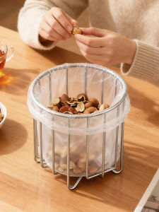 BANGJIE | Tabletop 304 Stainless Steel Simple Garbage Stand